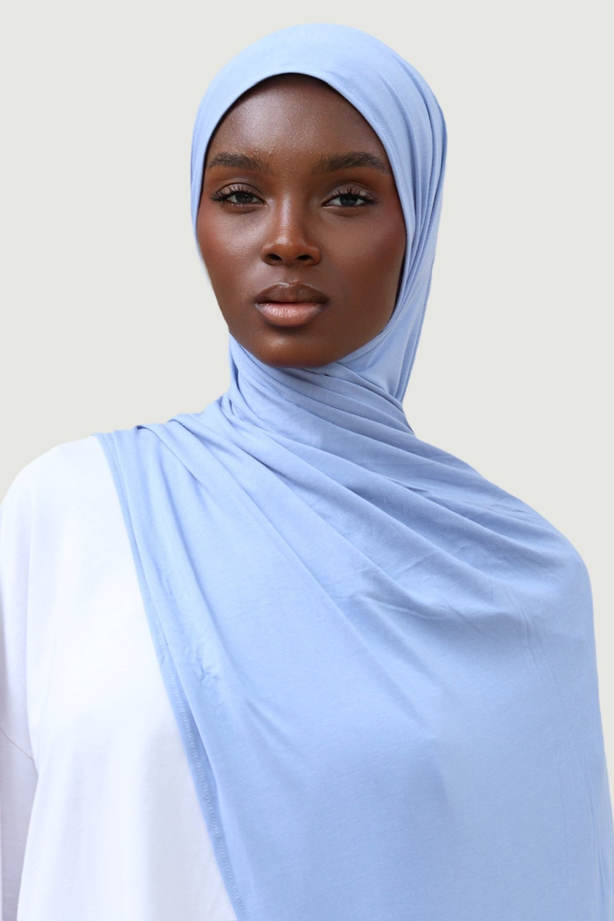 Hijab  bambou Baby blue