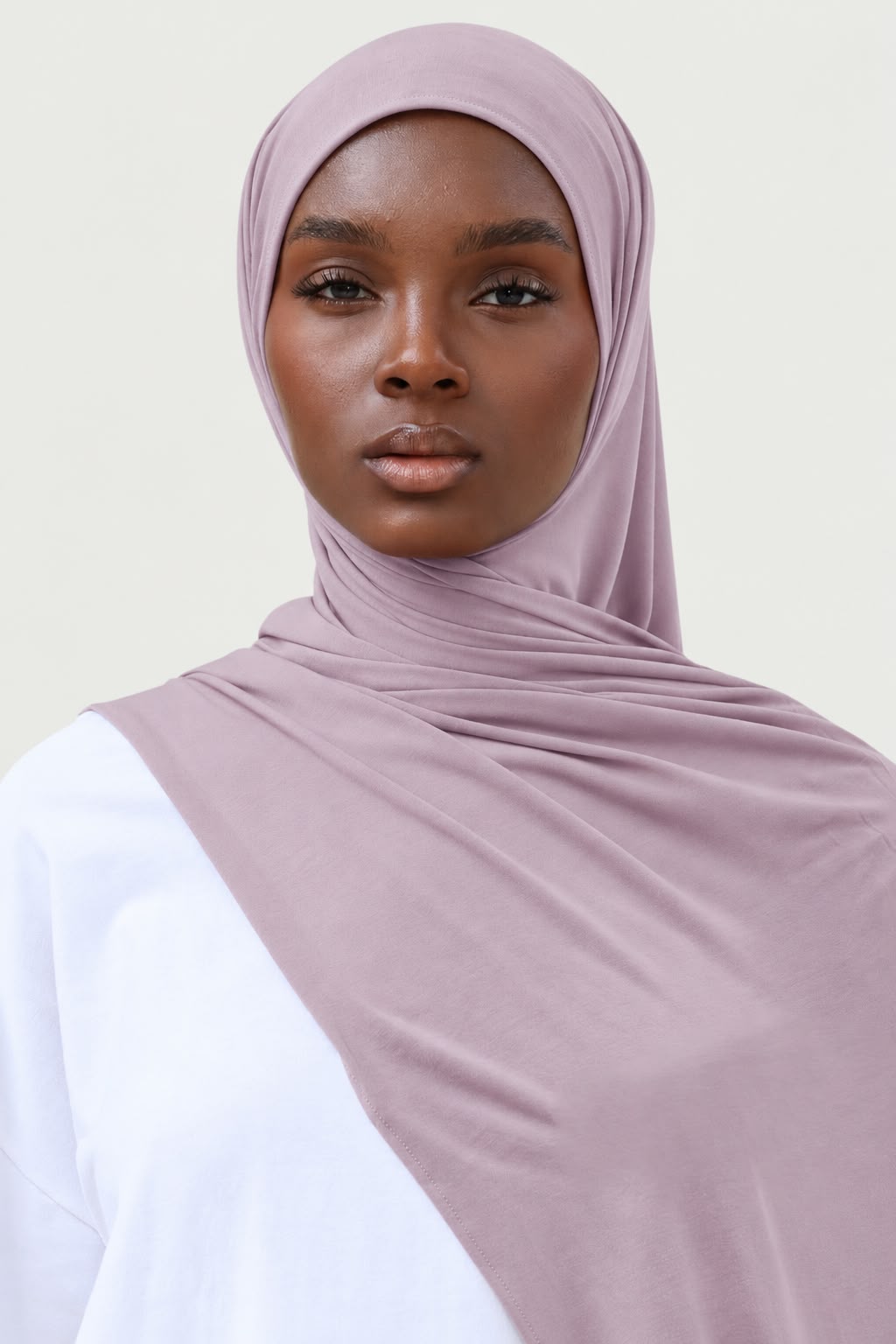 Hijab Lila poudré